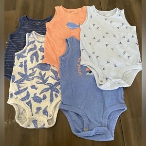 5 unisex baby tank tops! 9 months!